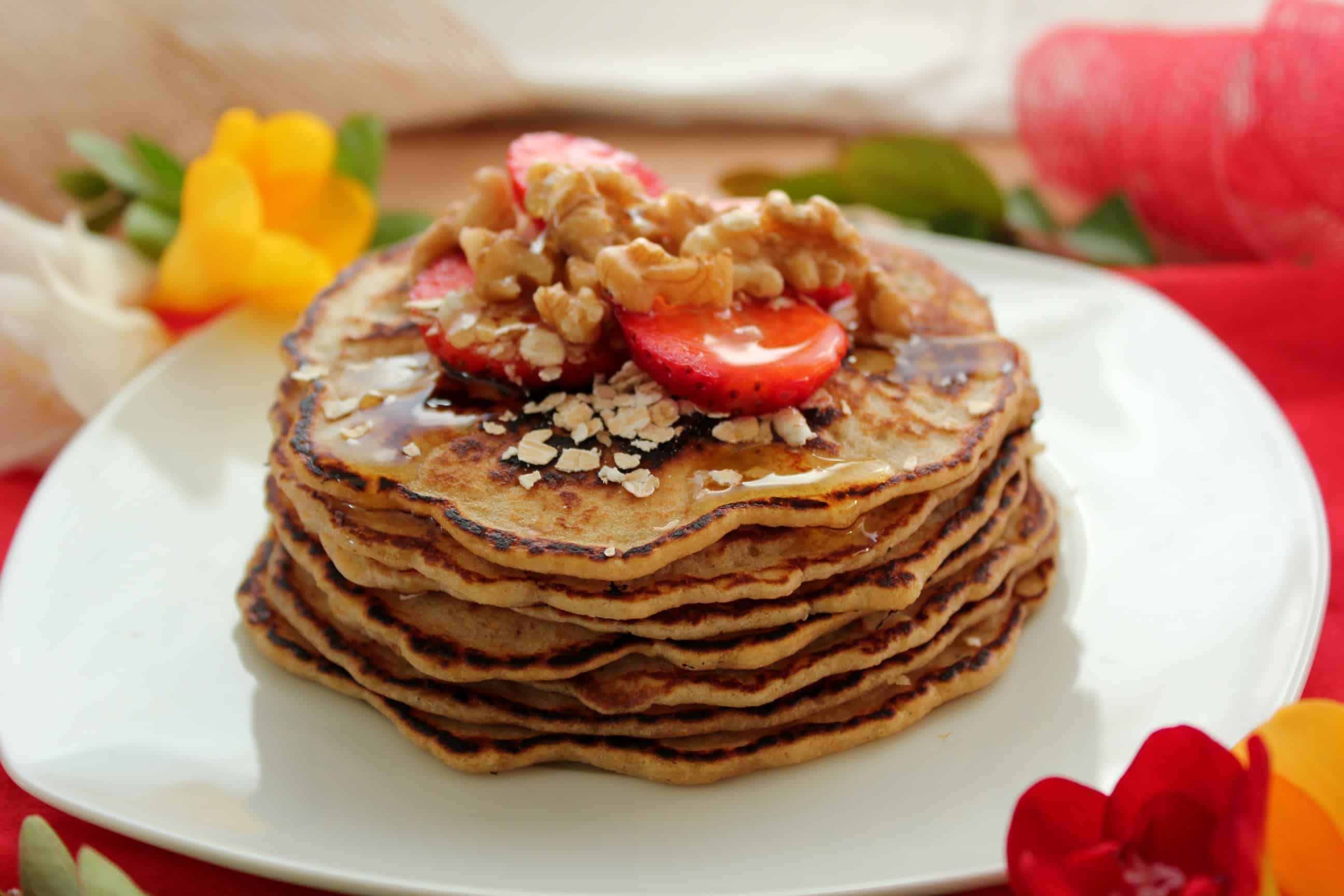 Pancakes con Nueces y Miel