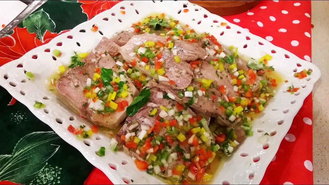 Lengua a la Vinagreta tradicional