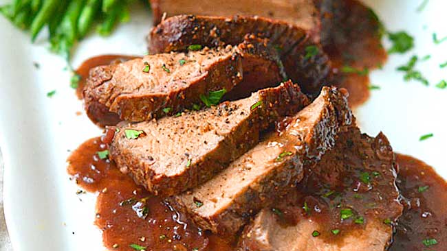Lomo de Cerdo al Horno en Salsa