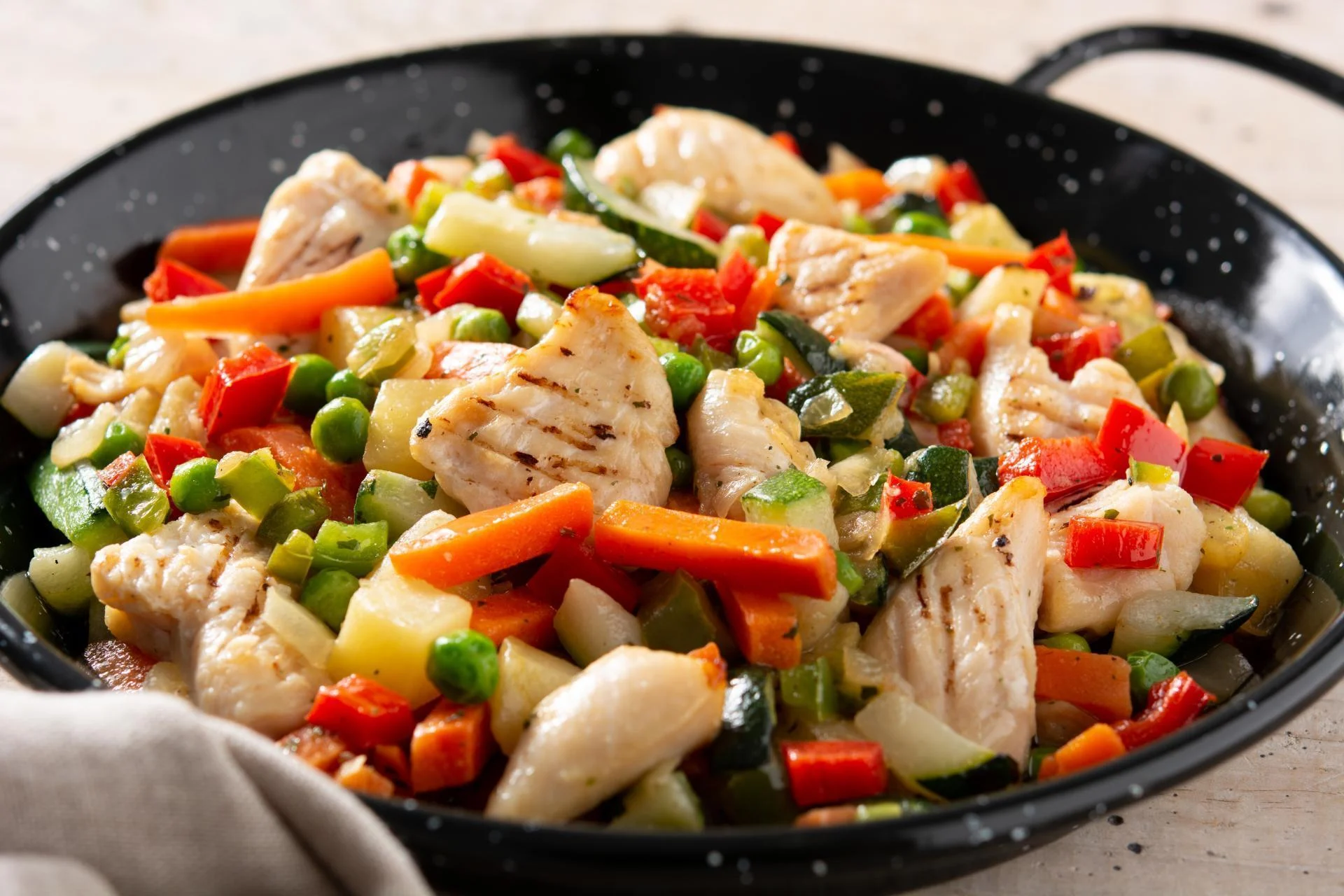 Pollo Salteado con Verduras