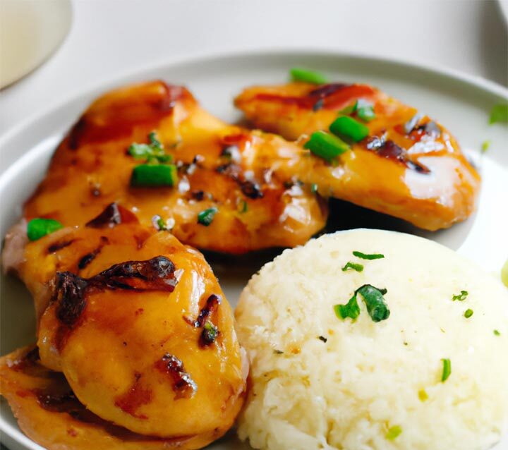 Pollo a la Plancha con Salsa de Limón y Miel