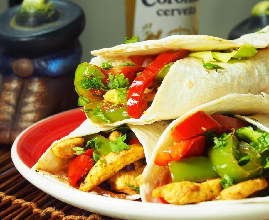 receta Fajitas de Pollo