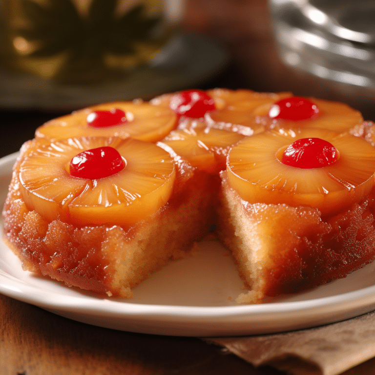 Torta de Piña Casera Sencilla