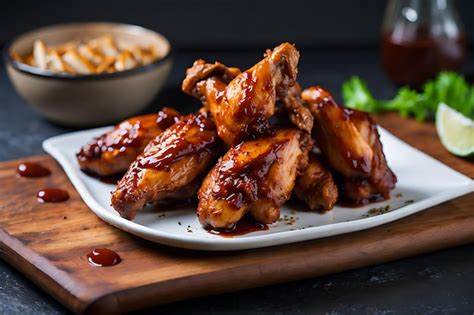 Receta de Alitas de Pollo al Horno con Salsa Barbacoa