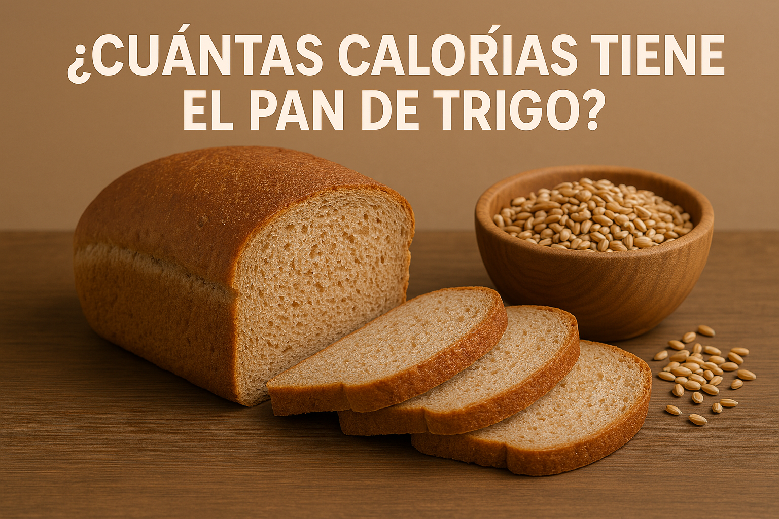 Cuántas calorías tiene el pan de trigo