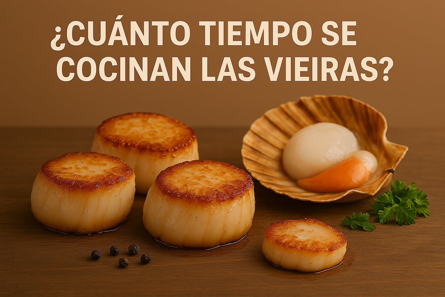 Cuánto tiempo se cocinan las vieiras