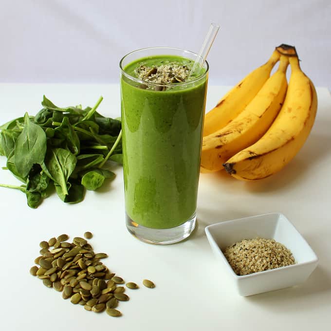 Spinach & Protein Smoothie.