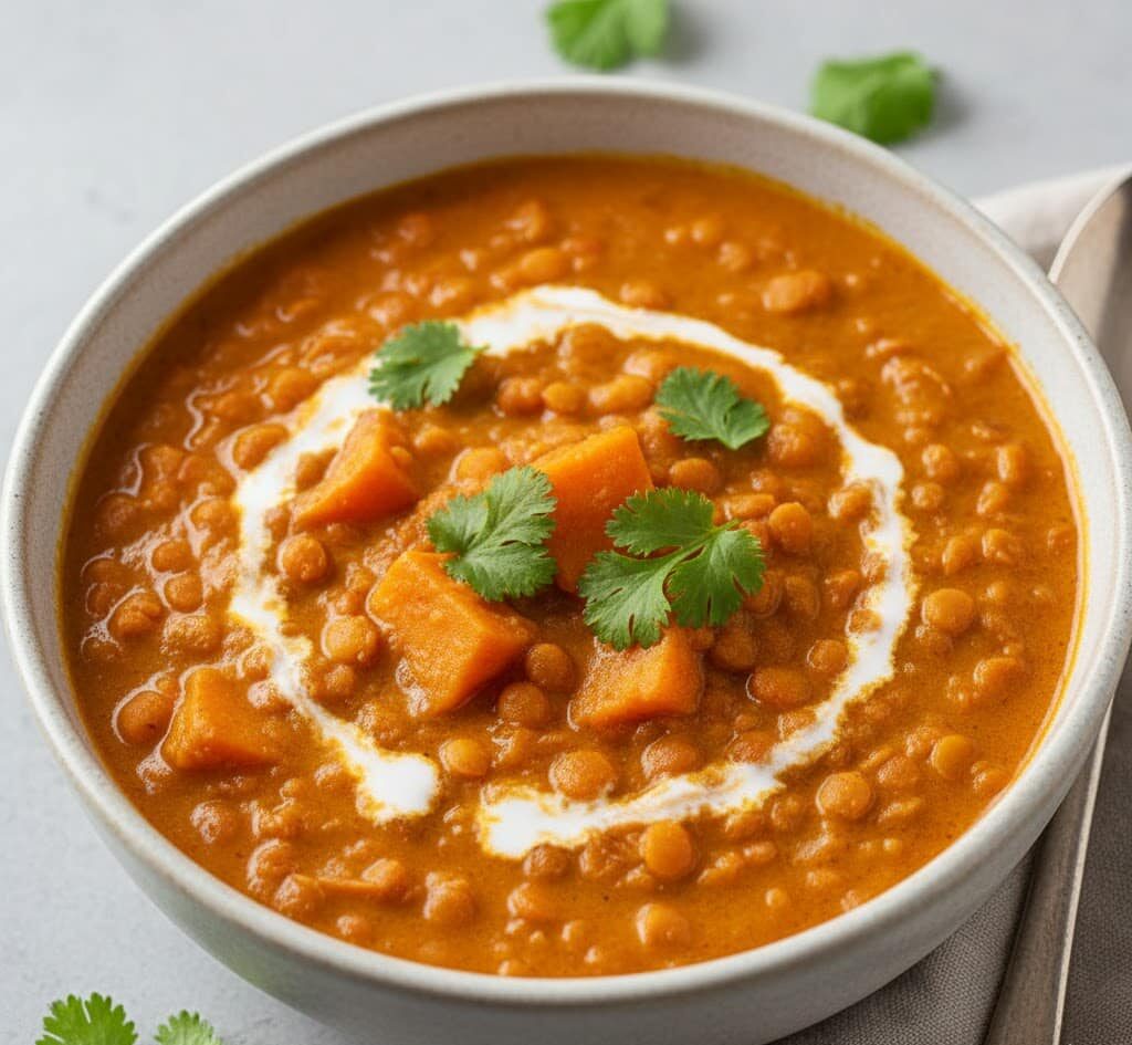Sweet Potato and Lentil Curry