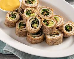 Turkey Roll-Ups with Avocado.
